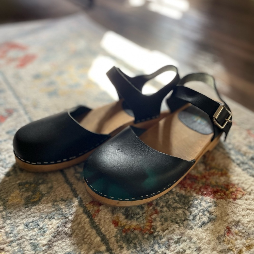Black clogs